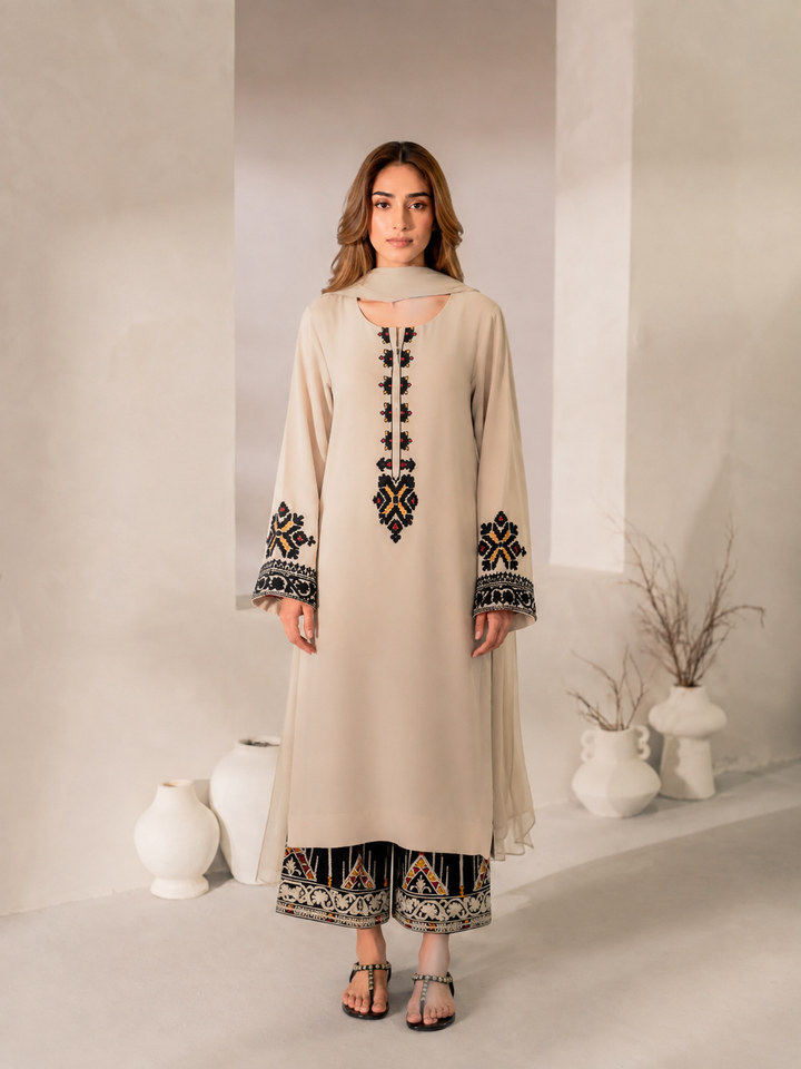 Embroidered formal pakistani Suits