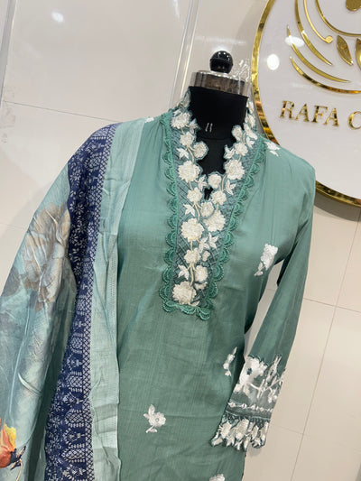 Embroidered Formals Suit 6005