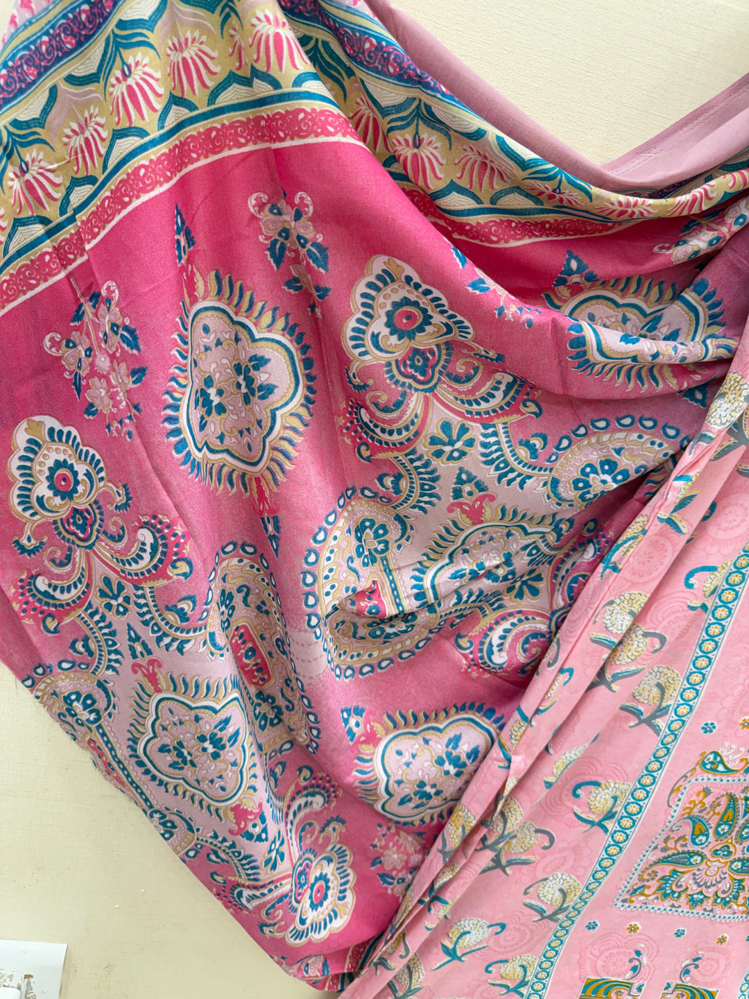 Semi Cotton printed Suits