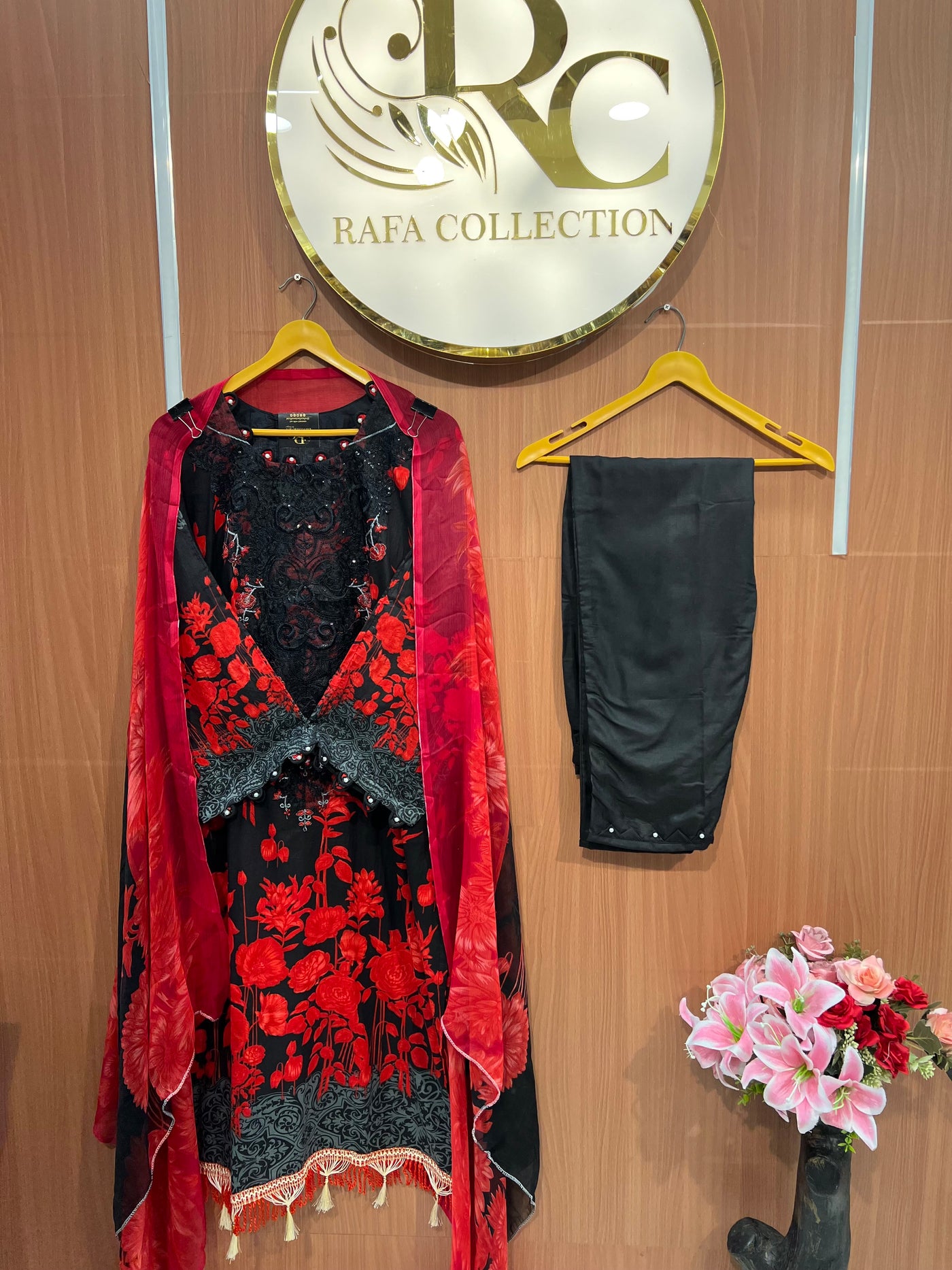 Pakistani patch work suit 2659