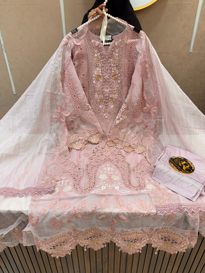 Premium cutwork suit 7014