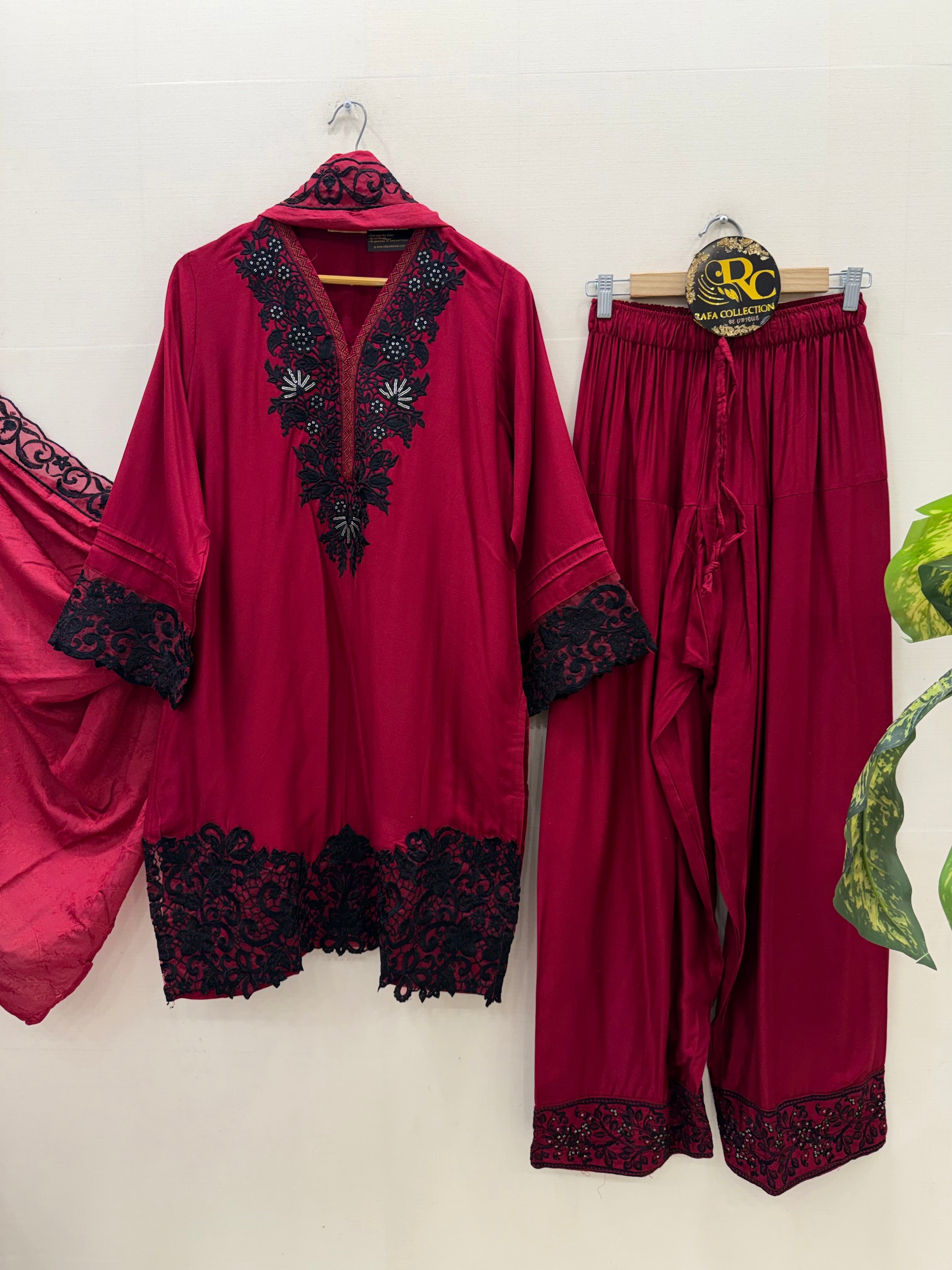 Embroidered Farshi suits – Rafa Collection