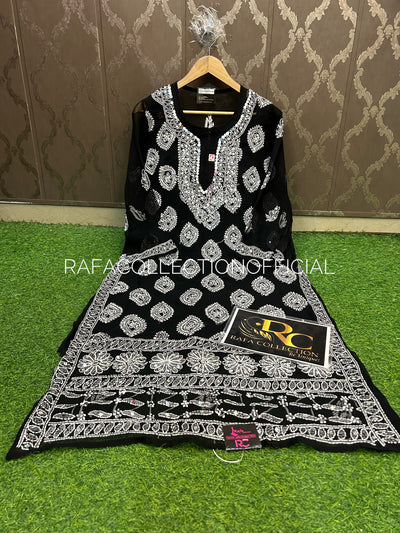 Lucknawi georgette kurti