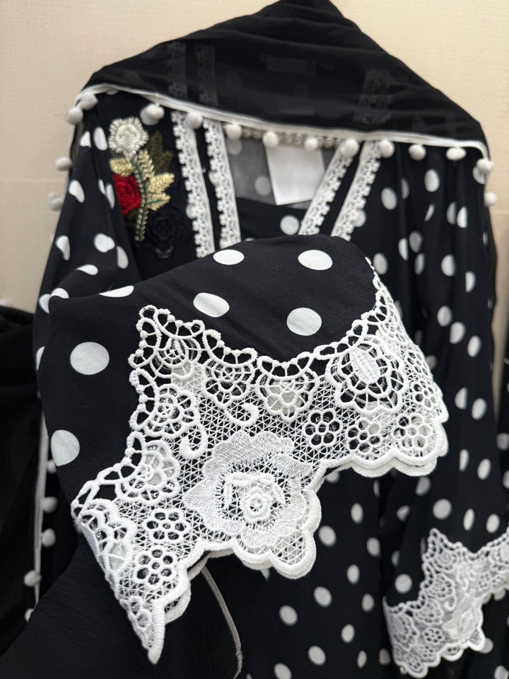 Polka dot farshi salwar suits
