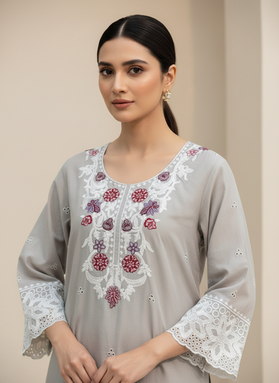 Chikankari co-ord set 2729