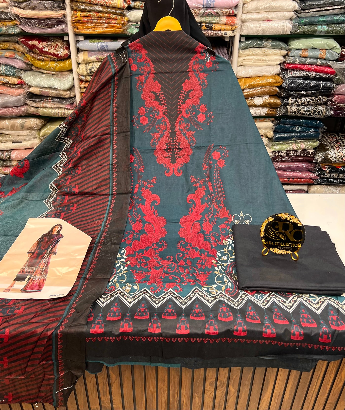 Cotton unstitched suits 2777