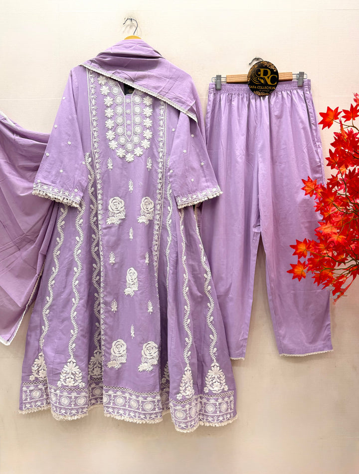 A-line Lucknawi suits
