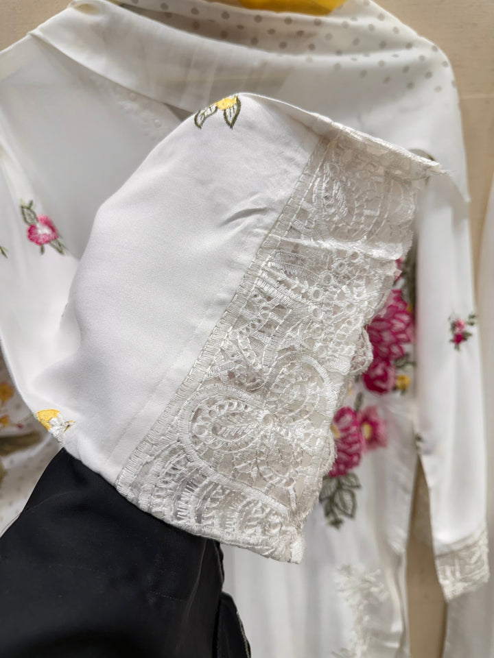 Embroidered Plazzos suits