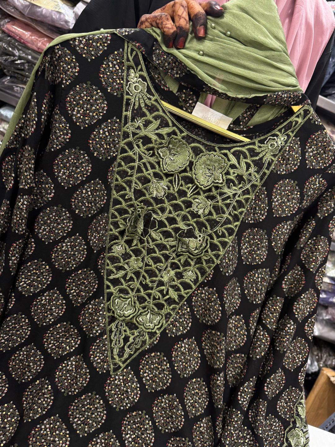 Pakistani cutwork suits