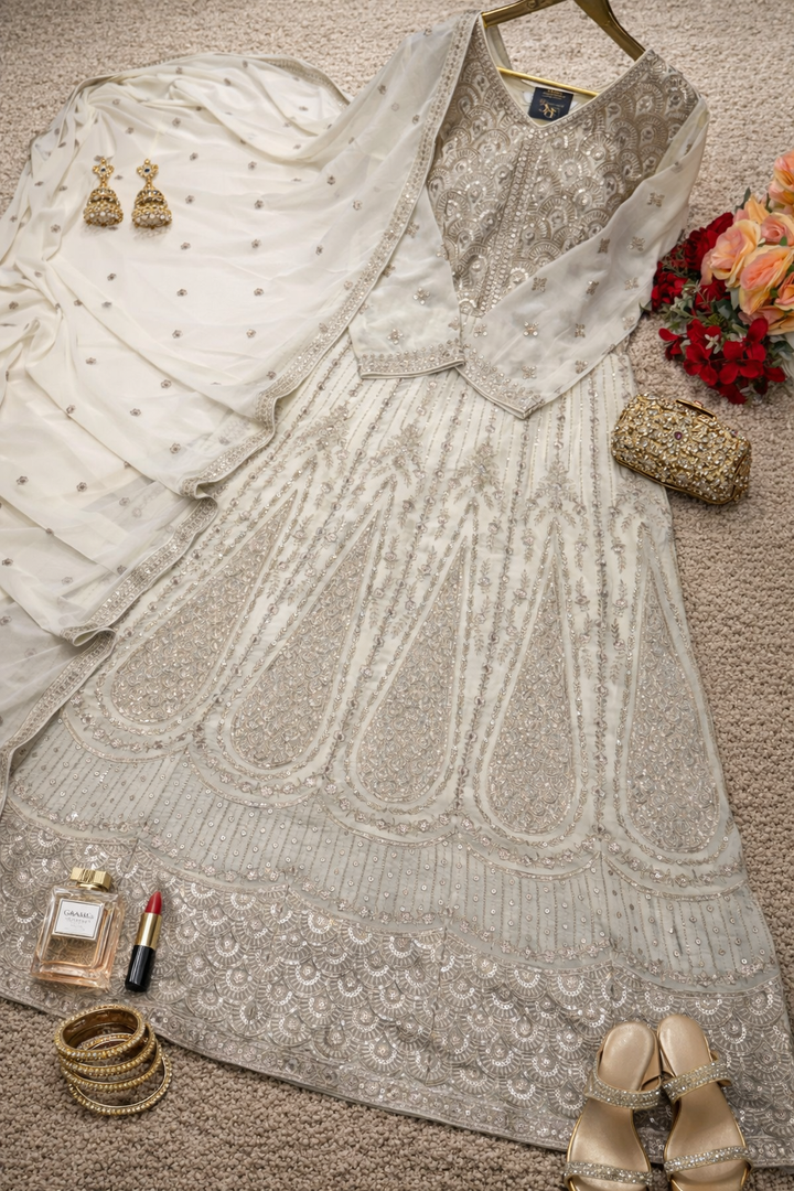 Heavy georgette gown