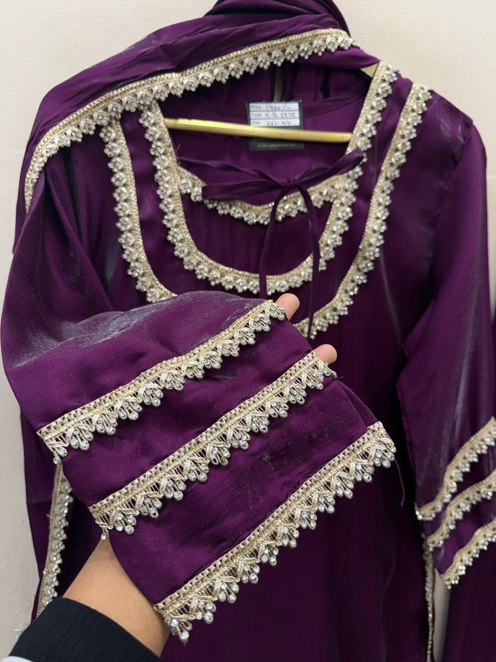 Shimmer viral lace suits