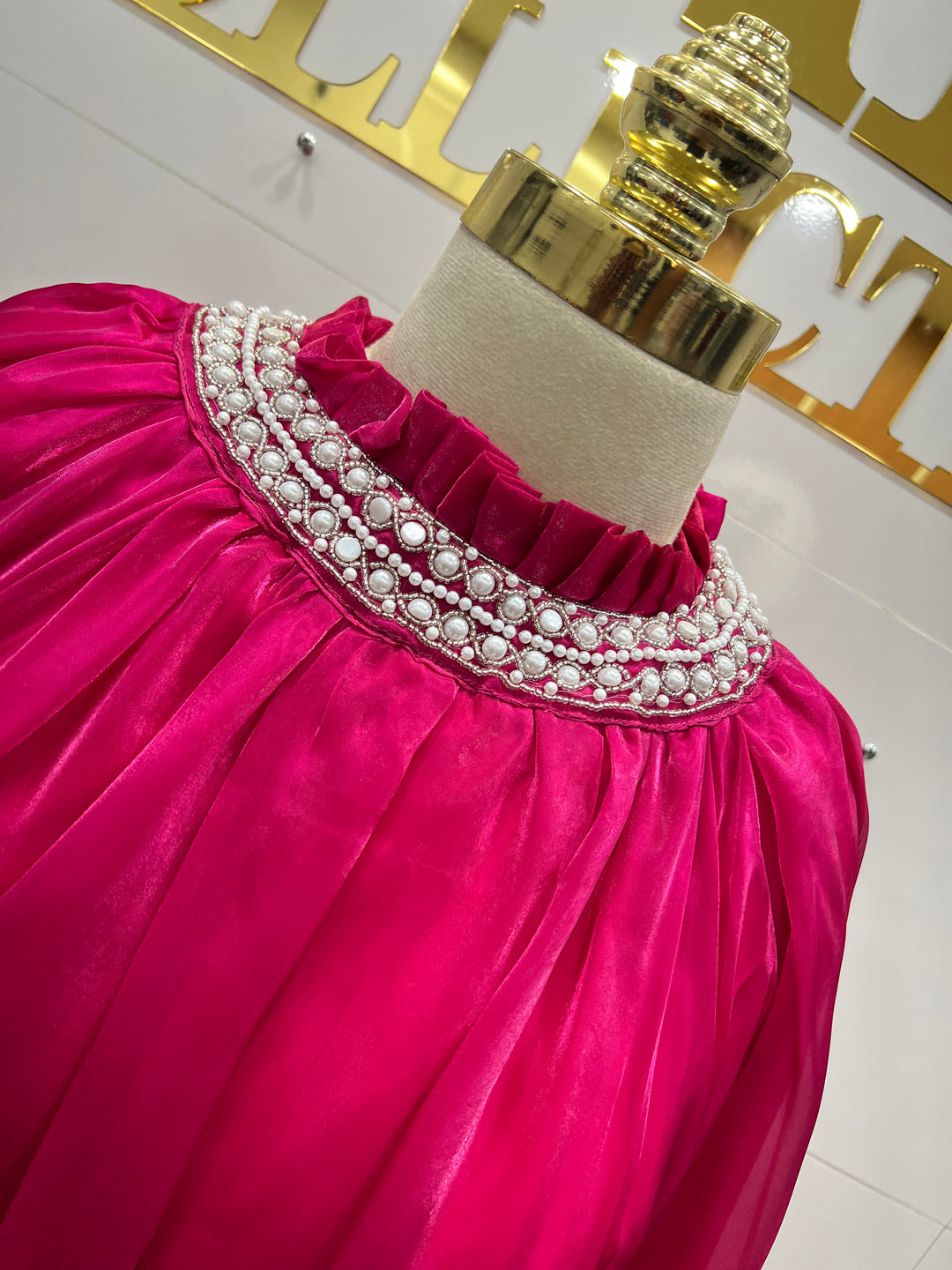 Shimmer organza gowns 124254