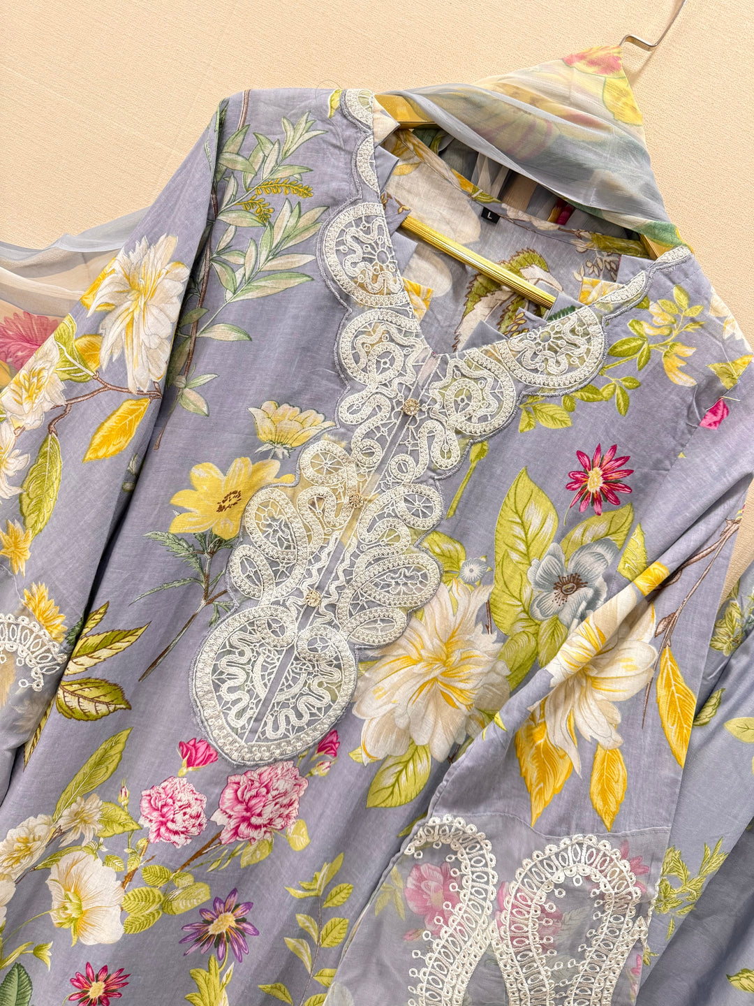 Pakistani patch work suit