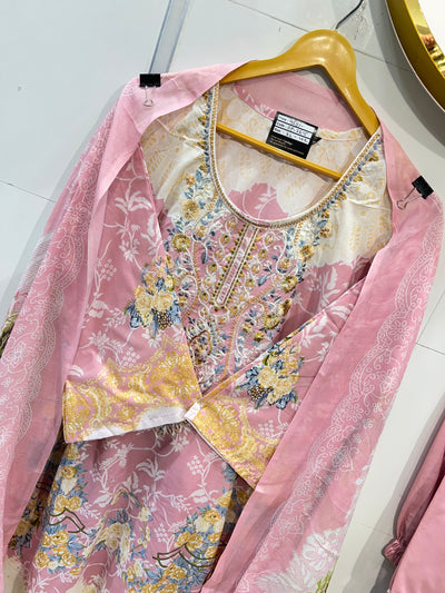 Cotton Embroidered suits 2615