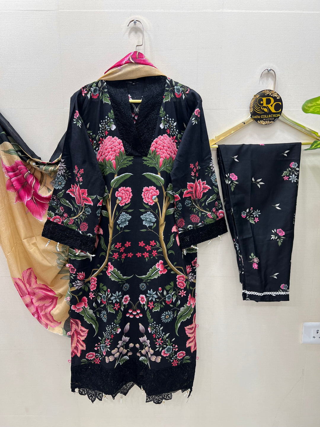 Cotton patch work suits for women 3006