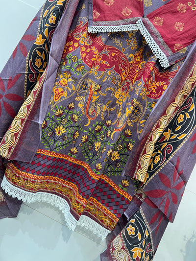 Cotton Ready to wear suits 24010