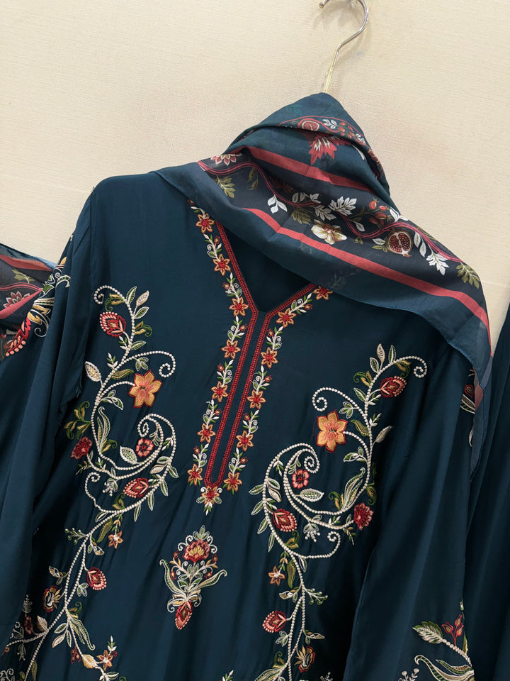 Pakistani formal embroidered suits