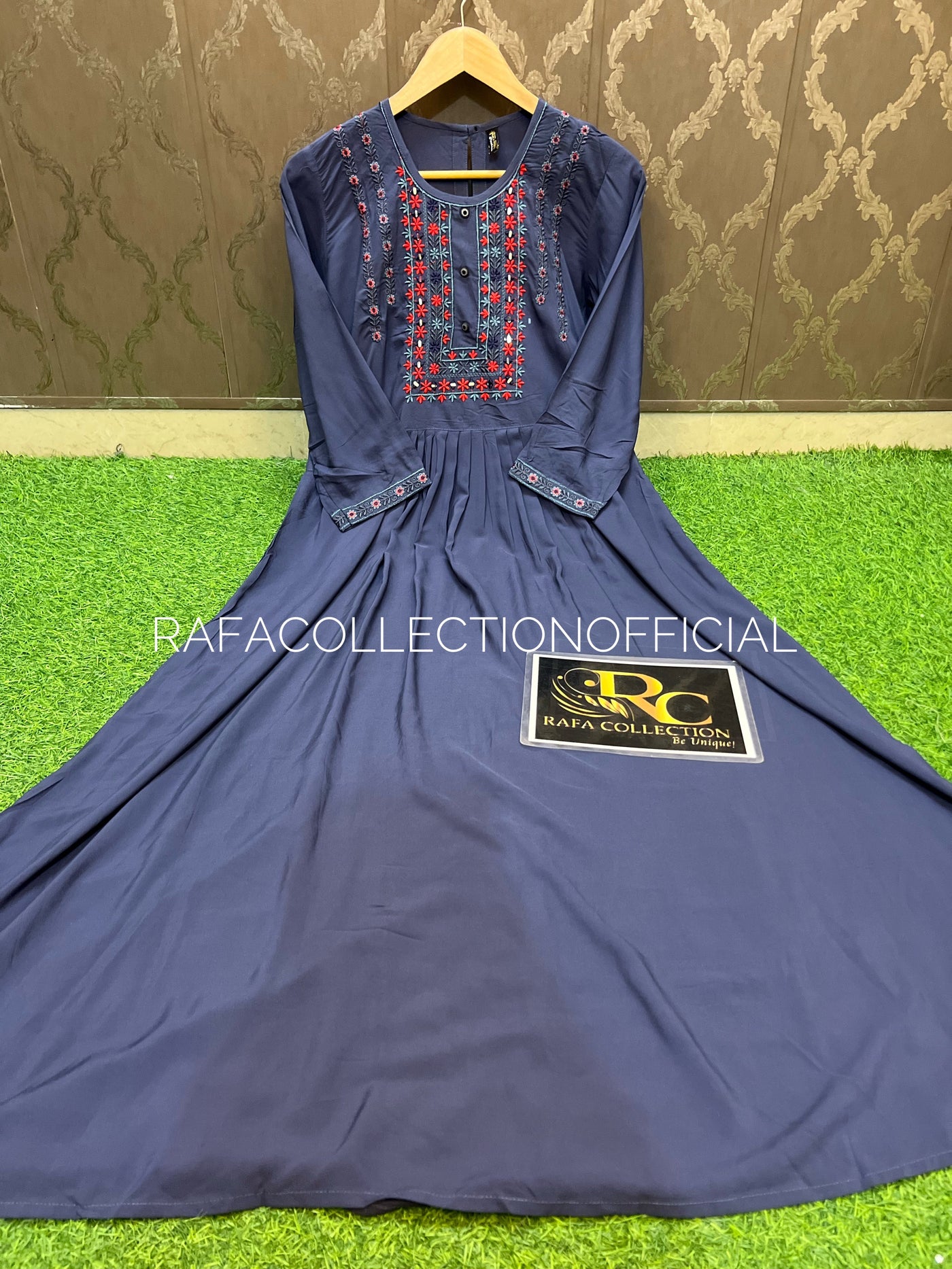 Embroided Gown