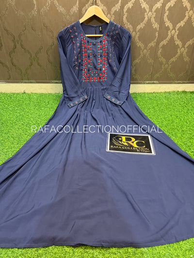 Embroided Gown