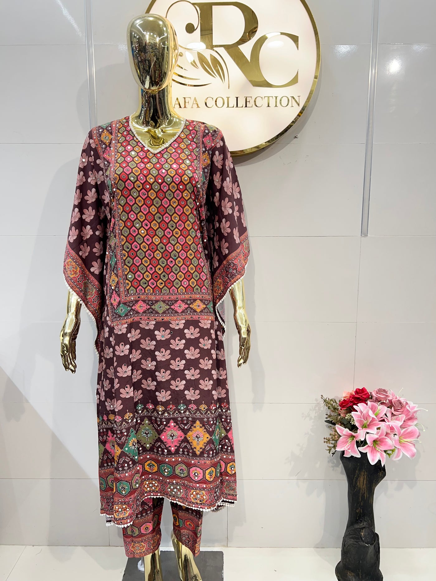 Mirror work Kaftan sets 2011