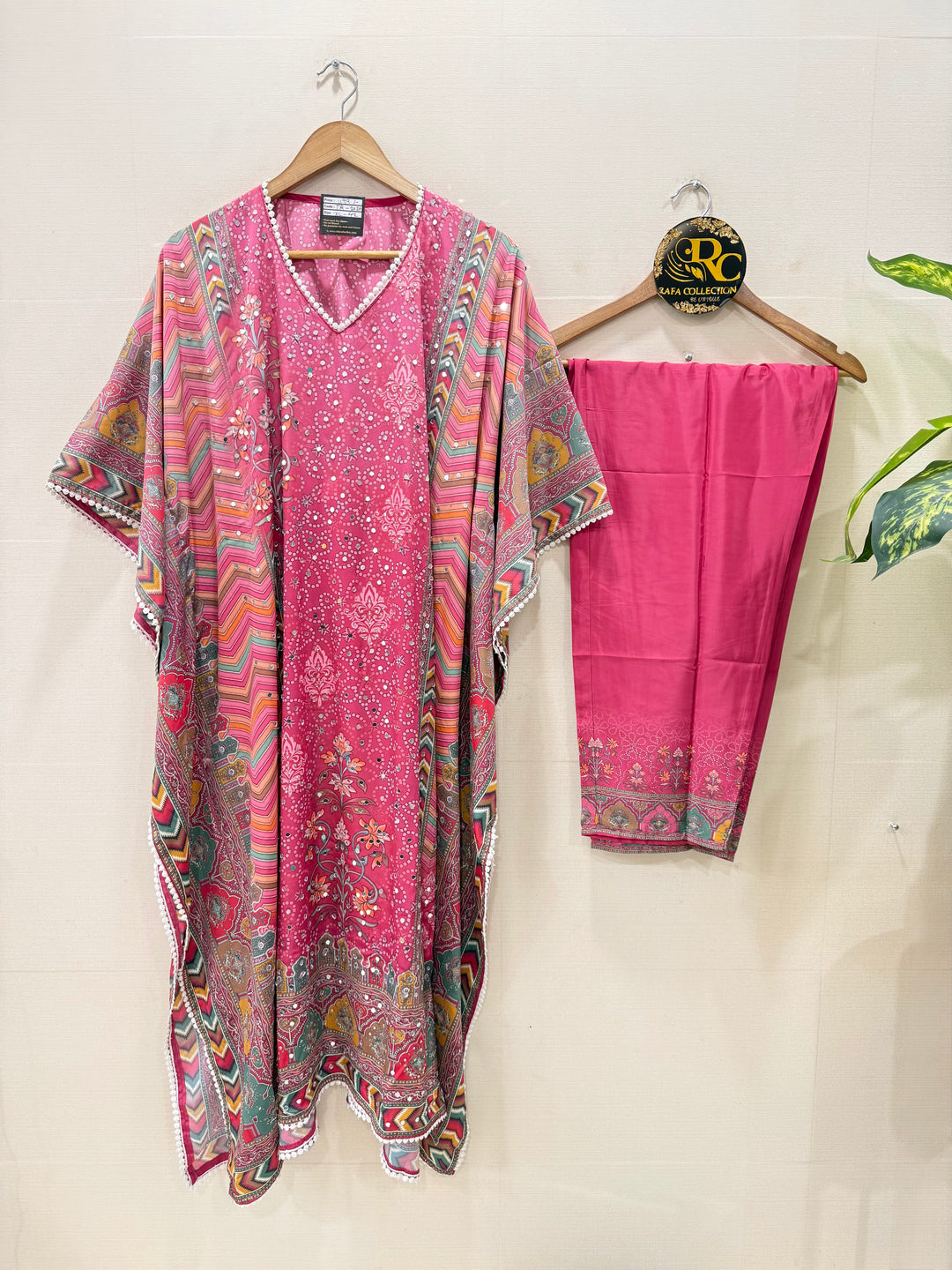 Mirror Work Kaftan Set 2204