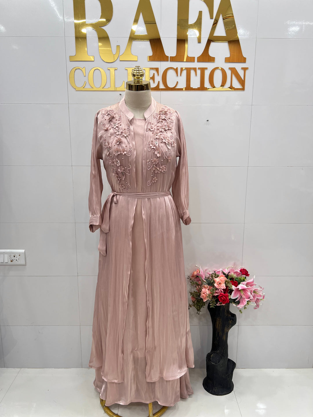 Shimmer shrug gowns 837