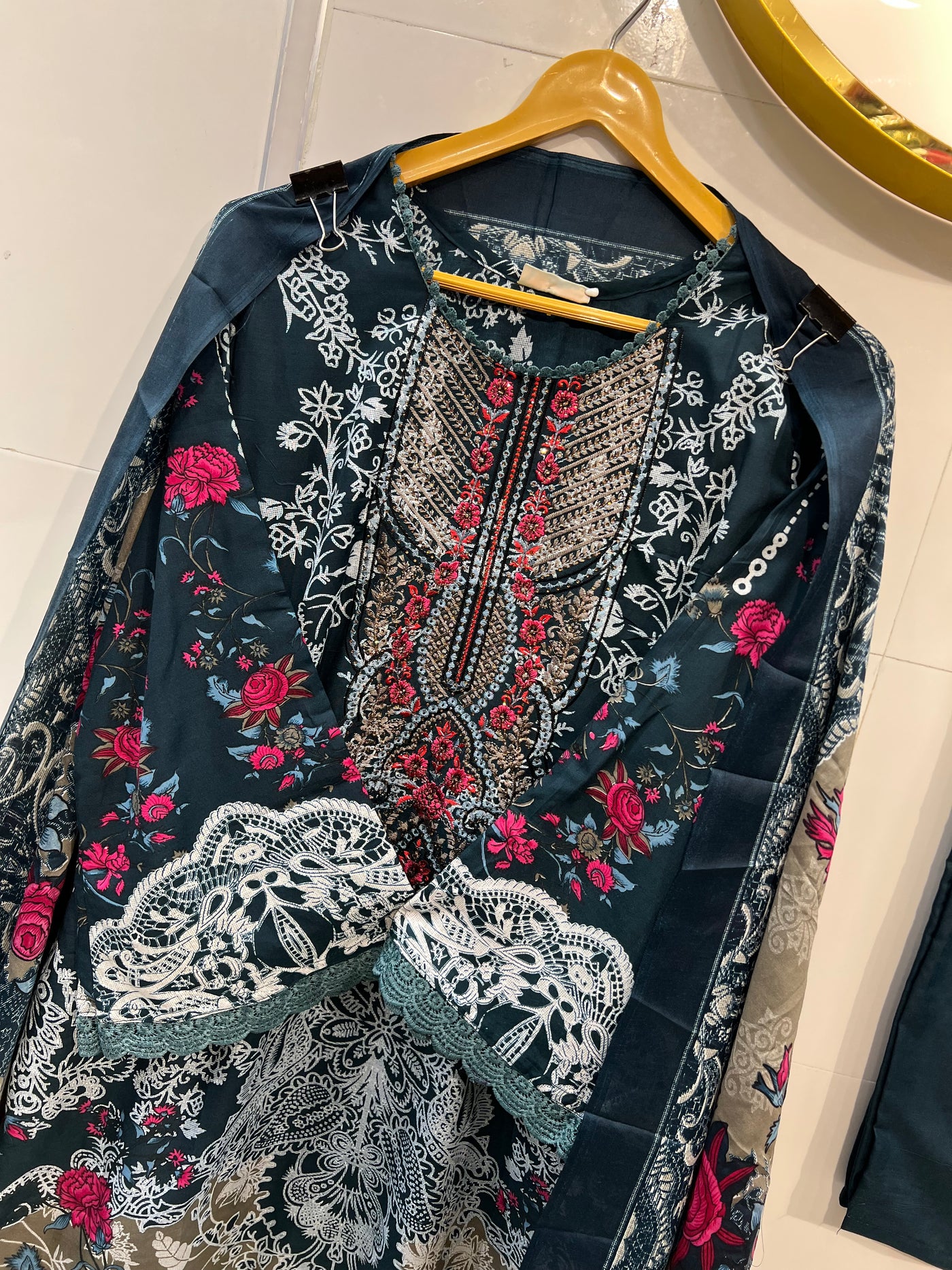 Semi cotton casual suits 2359