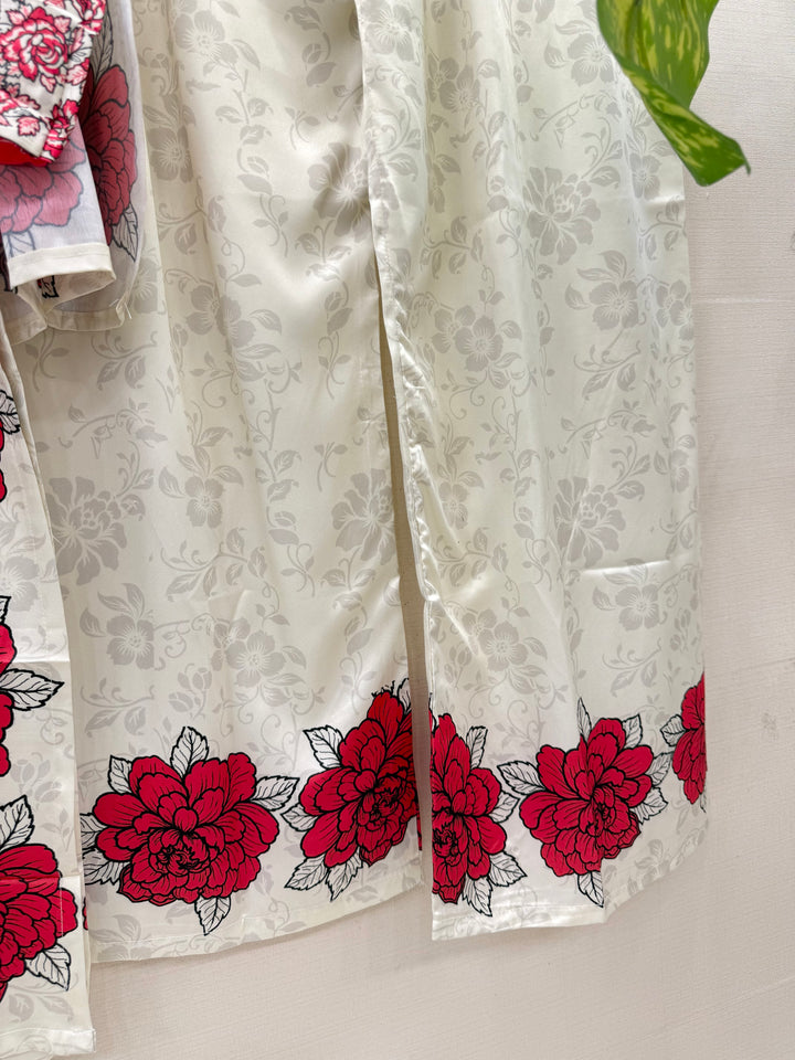 Satin Printed Suits