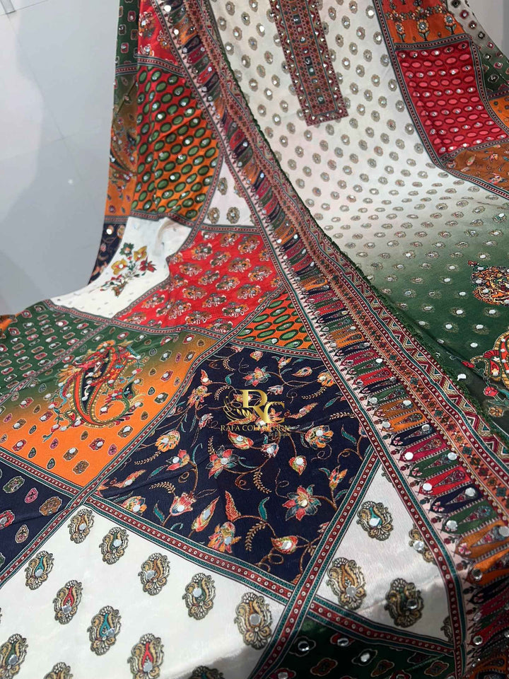 MIRROR WORK SUIT 1756