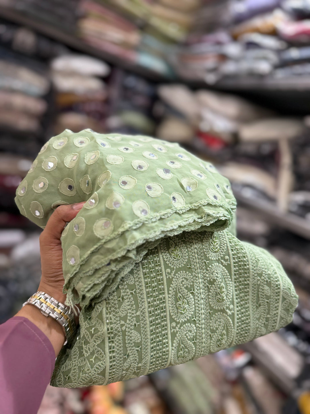 Georgette unstitched suits