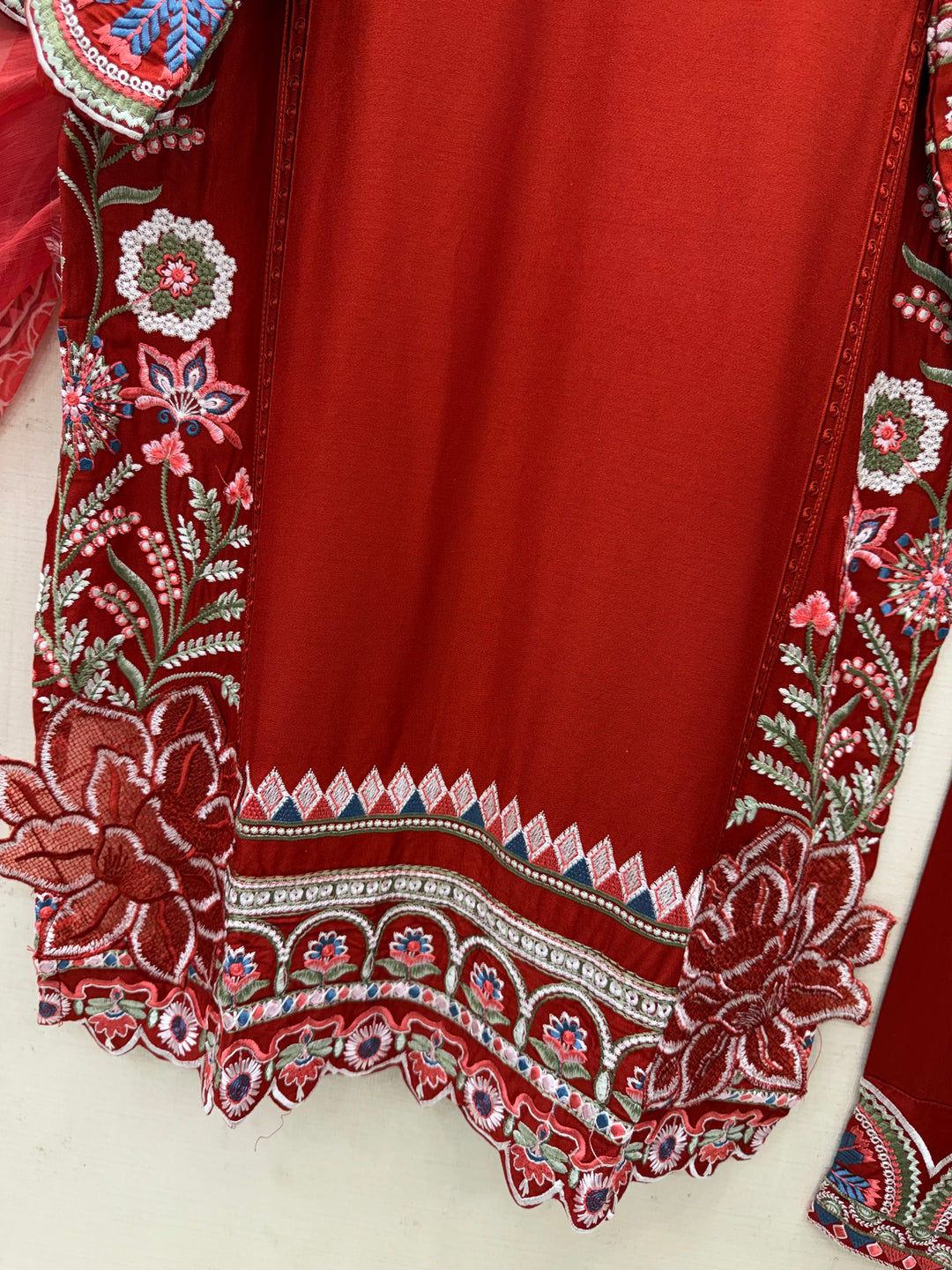 Embroidered Cutwork Suits