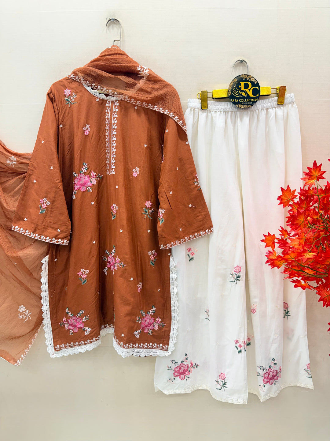 Cotton Embroidered Suits