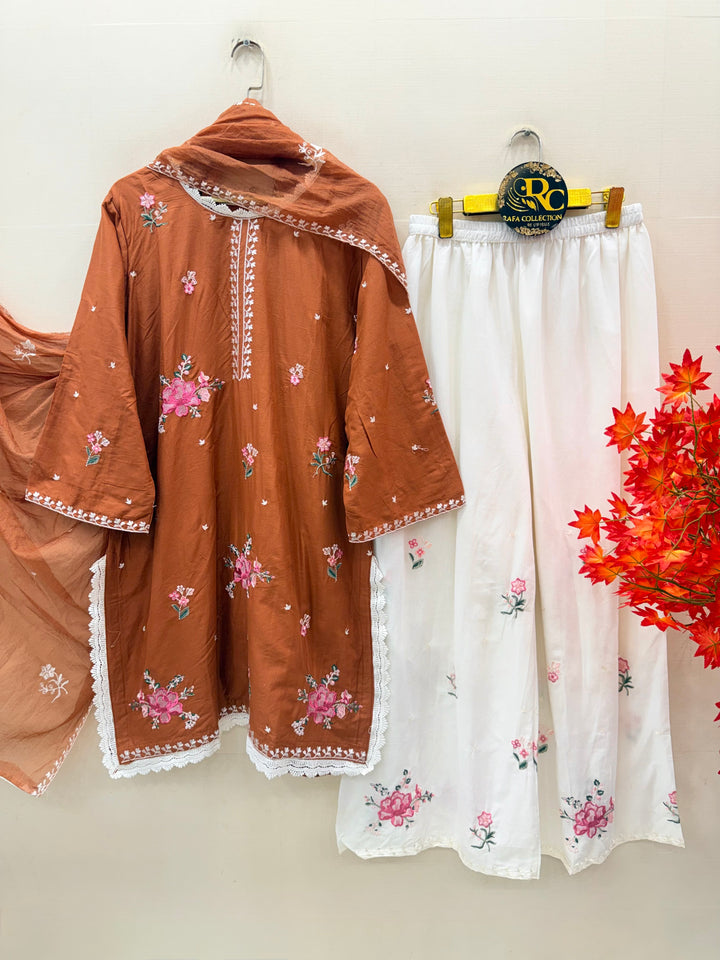 Cotton Embroidered Suits