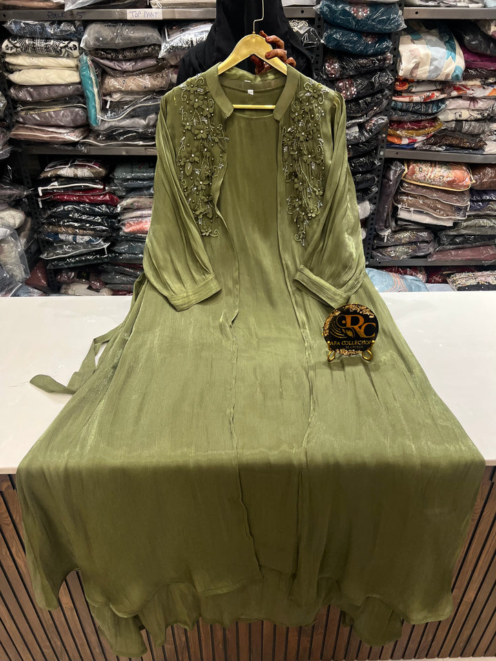 Shimmer shrug gowns 837