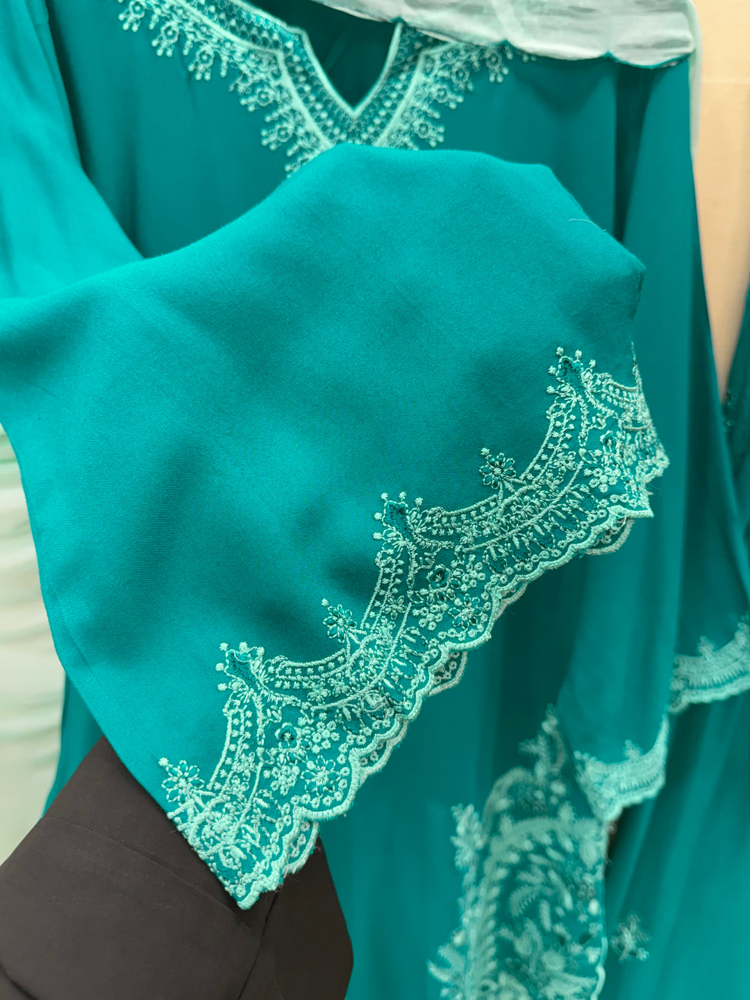 Embroidered Farshi Salwar Suits