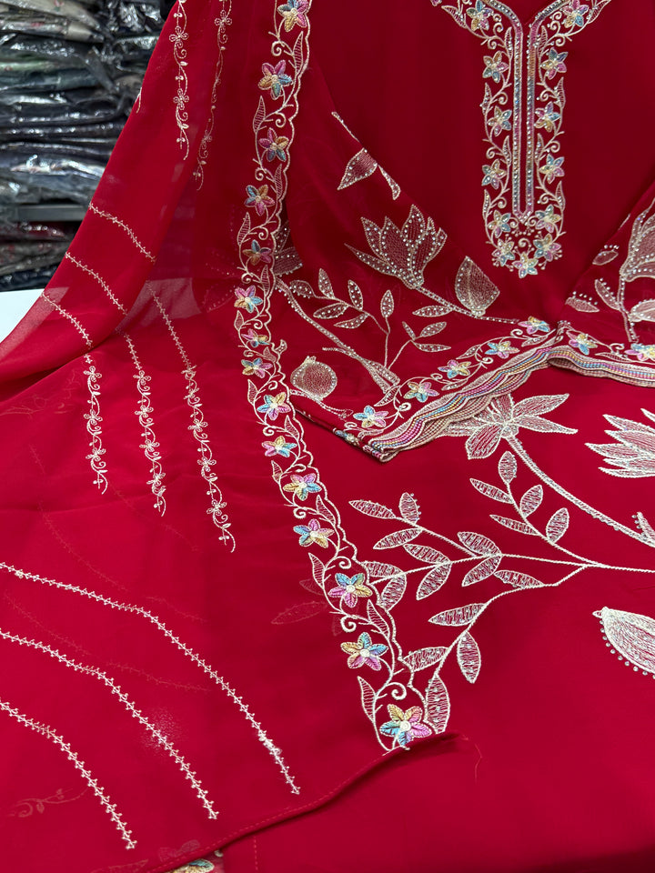 Embroidered readymade suits