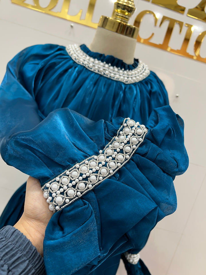 Shimmer organza gowns 124254