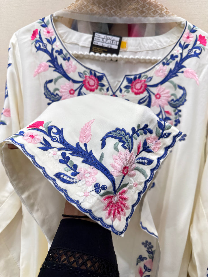 Embroidered Farshi salwar suits