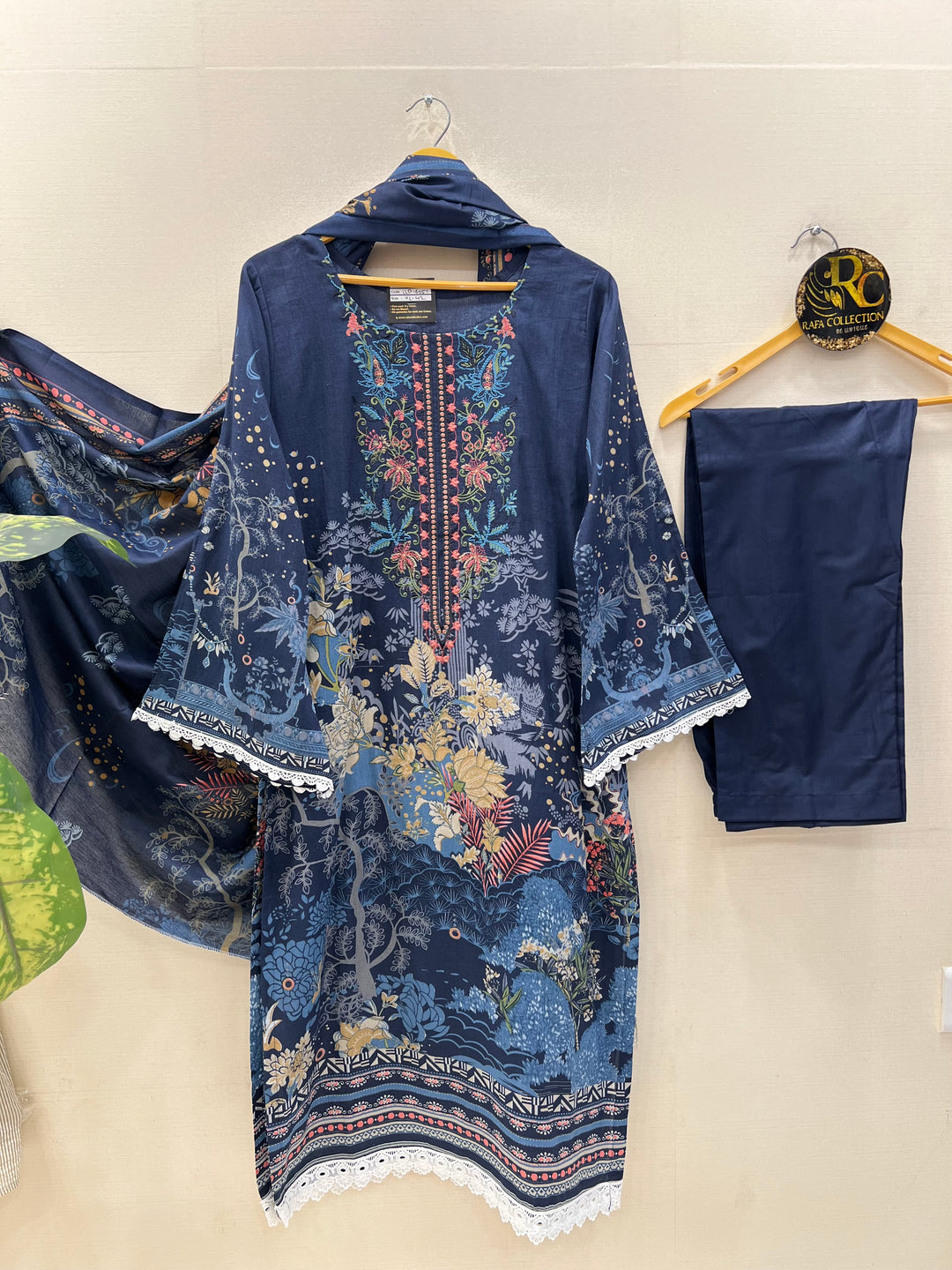 Cotton Embroidered Suits