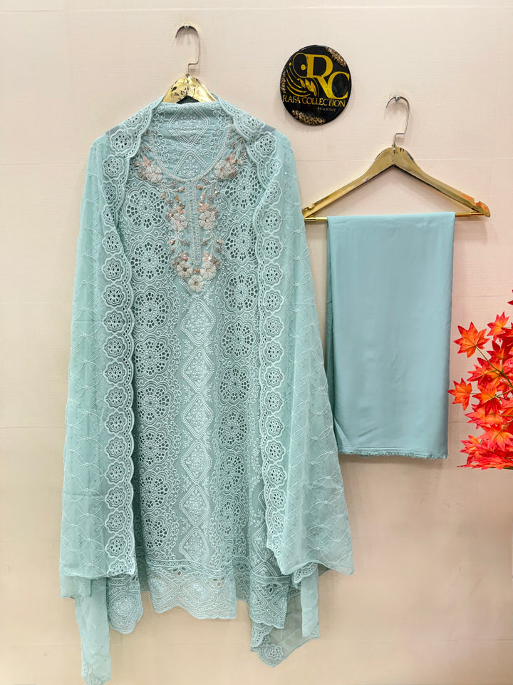 Georgette Unstich Suit