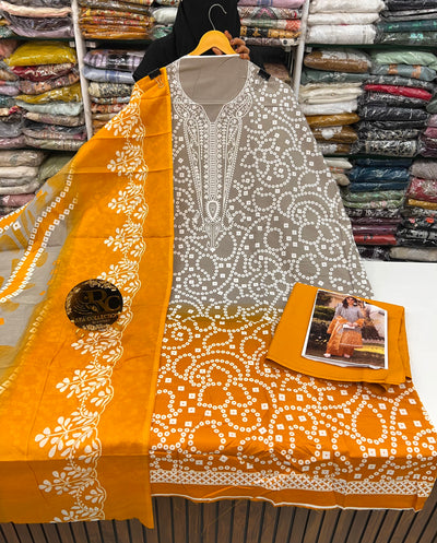 Cotton unstitched suits 2798