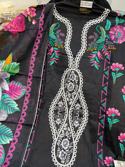 Cotton pakistani Unstitch Suit 1363
