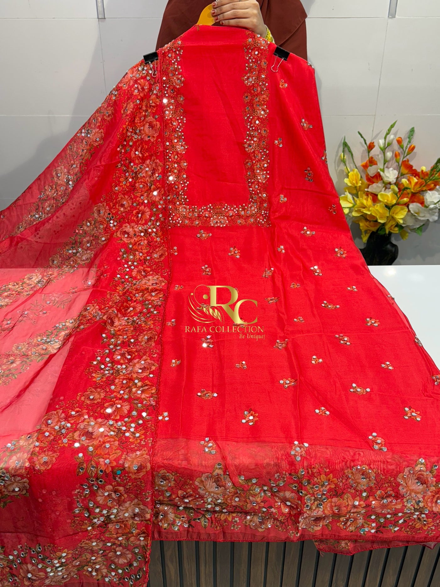 MIRROR WORK UNSTICH SUIT 1930