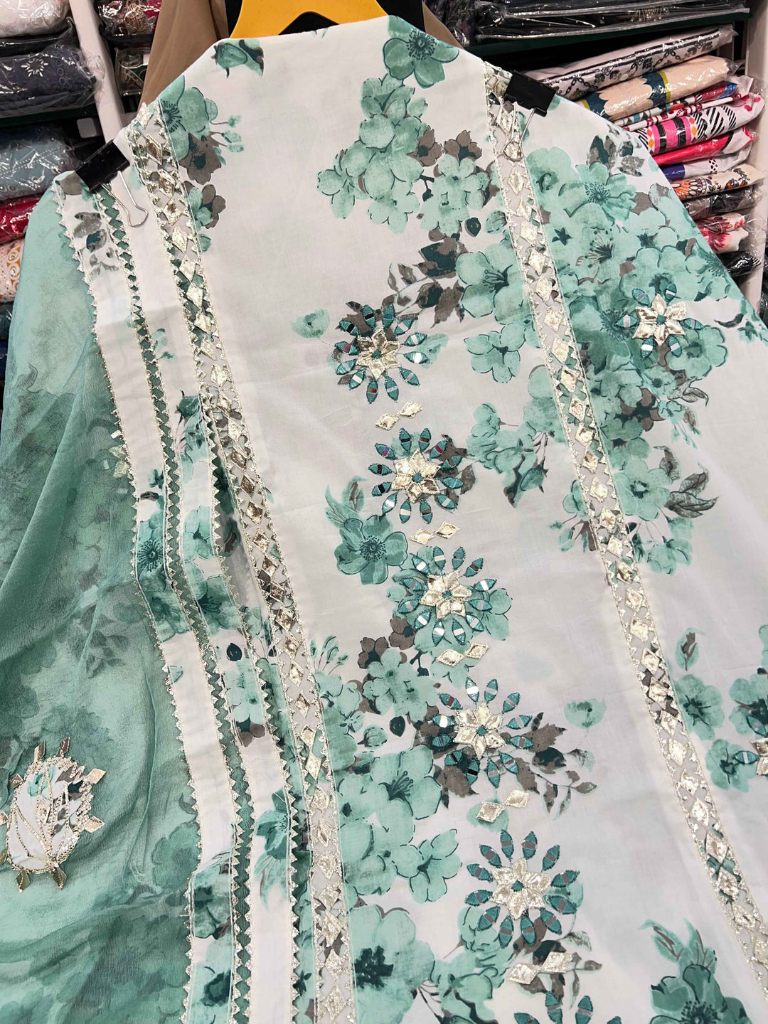 Pure cotton unstitch suits 2242