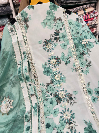 Pure cotton unstitch suits 2242