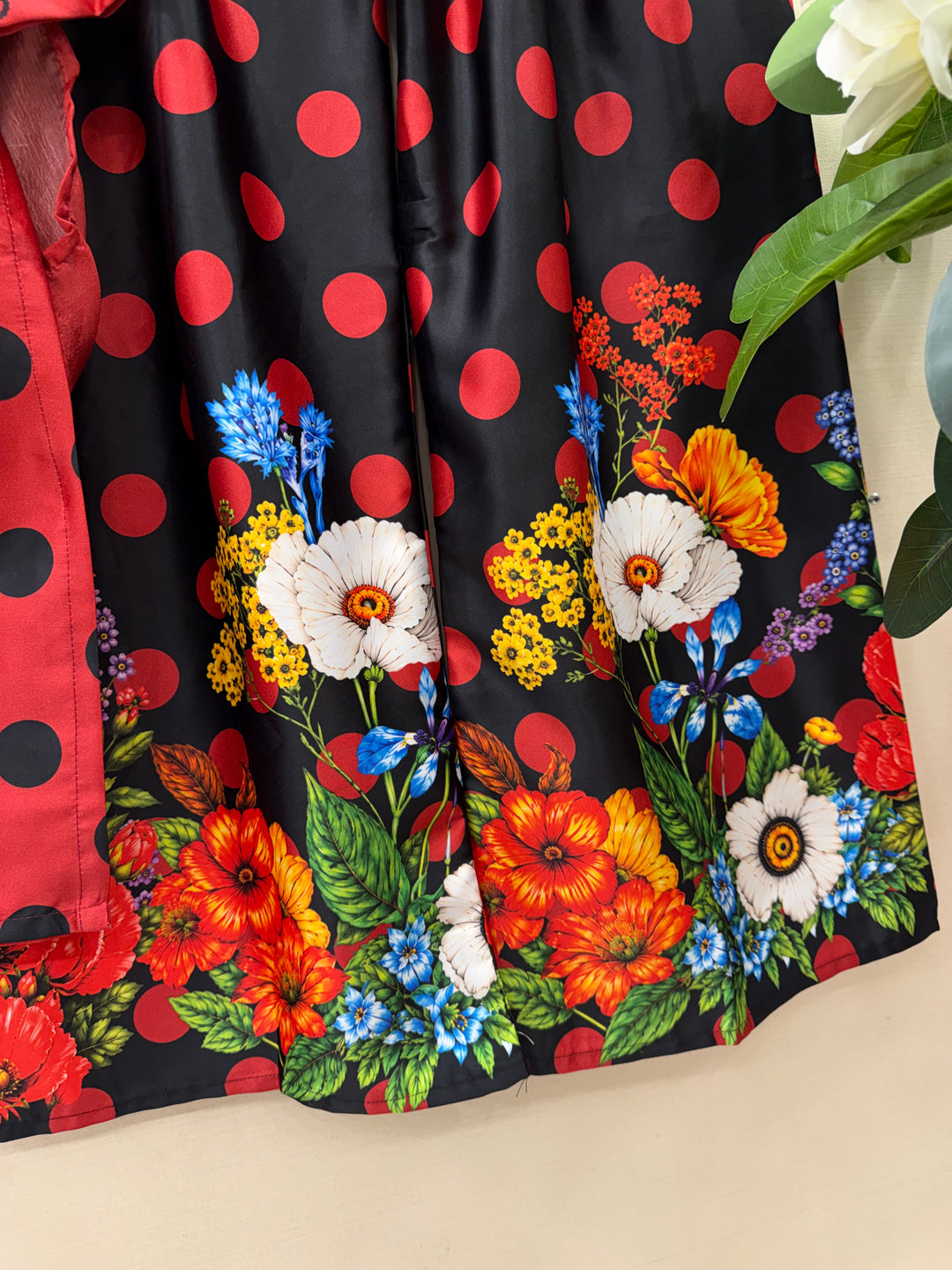 Satin Polka Dot Suits