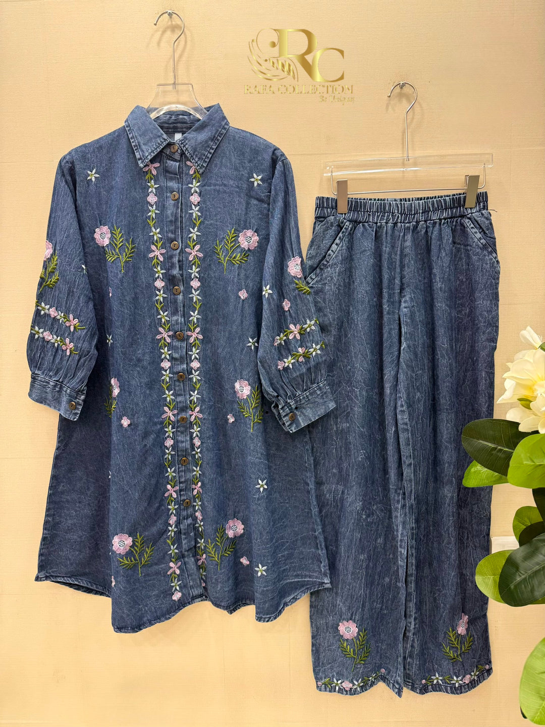 Denim Long Co-ord Sets