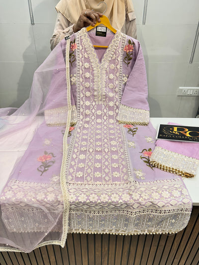 Organza Handwork Suit 1442