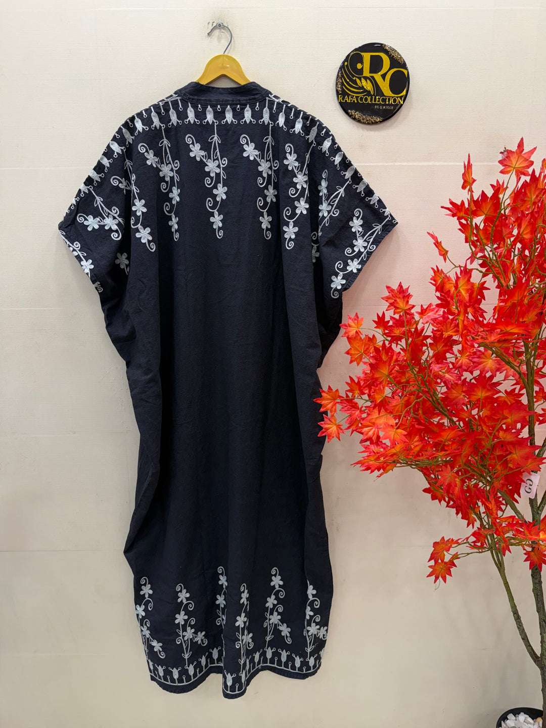 Denim long kaftan