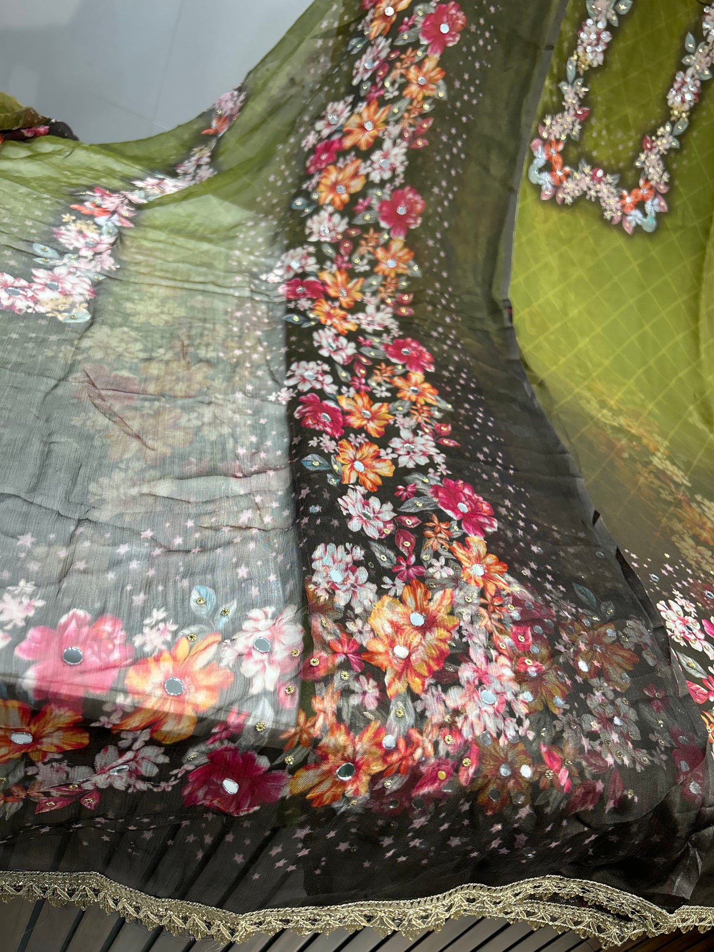 Pure organza Suit 1553